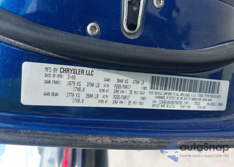 2009 Dodge Ram 1500 St из США, поврежденный, VIN 1D3HB18KX9S794703